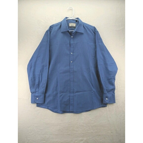 PINK Thomas Pink The Prestige Slim Fit Button Up Long Sleeve Dress Shirt 18/46 - Picture 1 of 6